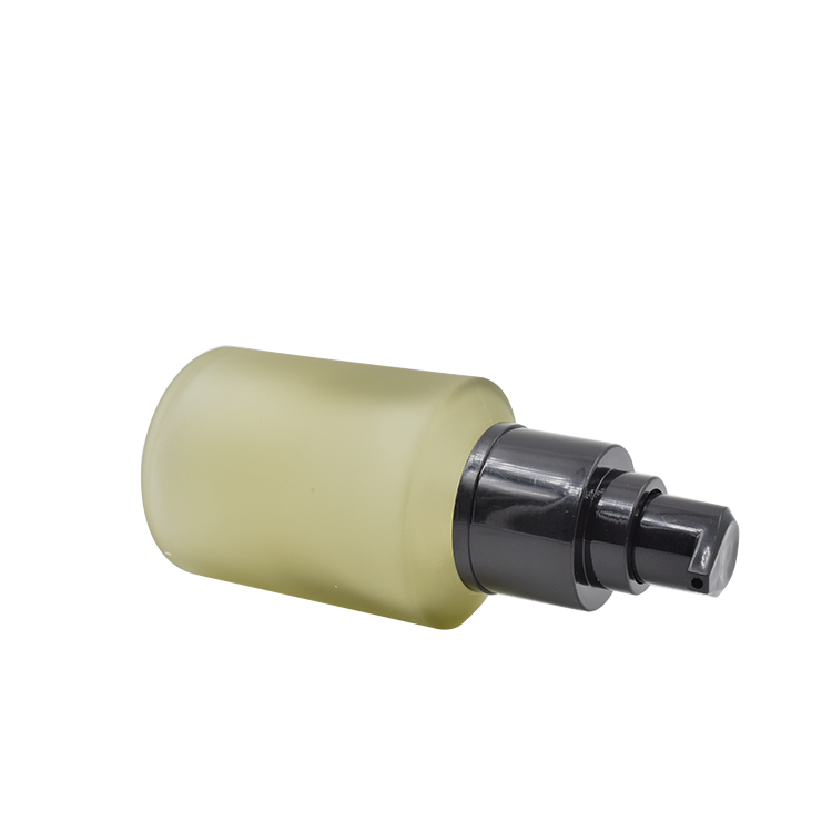 olive green glass dropper bottle15ml 30ml slant shoulder empty packaging oil bottle with rubber head dropper