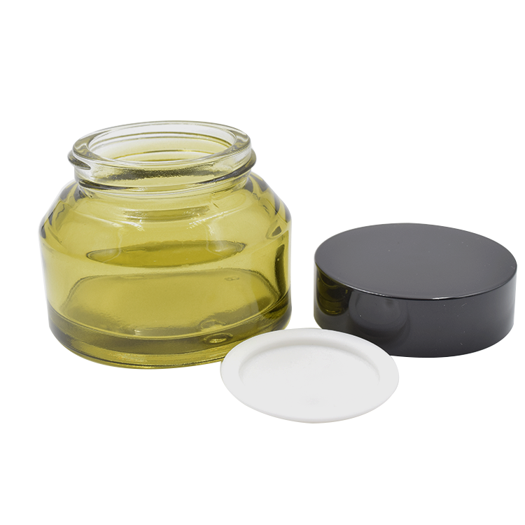 olive green glass dropper bottle15ml 30ml slant shoulder empty packaging oil bottle with rubber head dropper