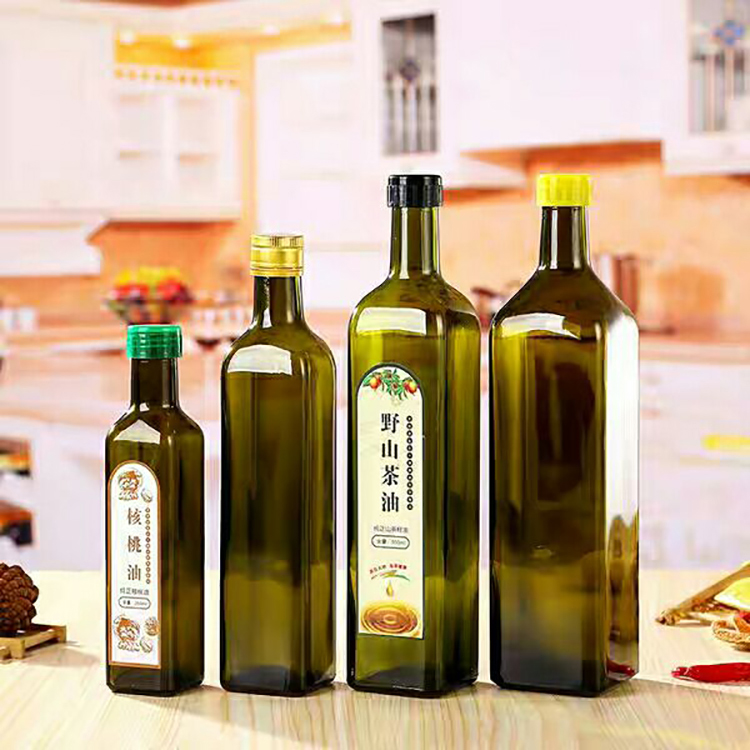 olive oil Favored by customers empty 100ml 150ml 250ml 500ml 750ml 1l marasca bulk olive oil glass bottles