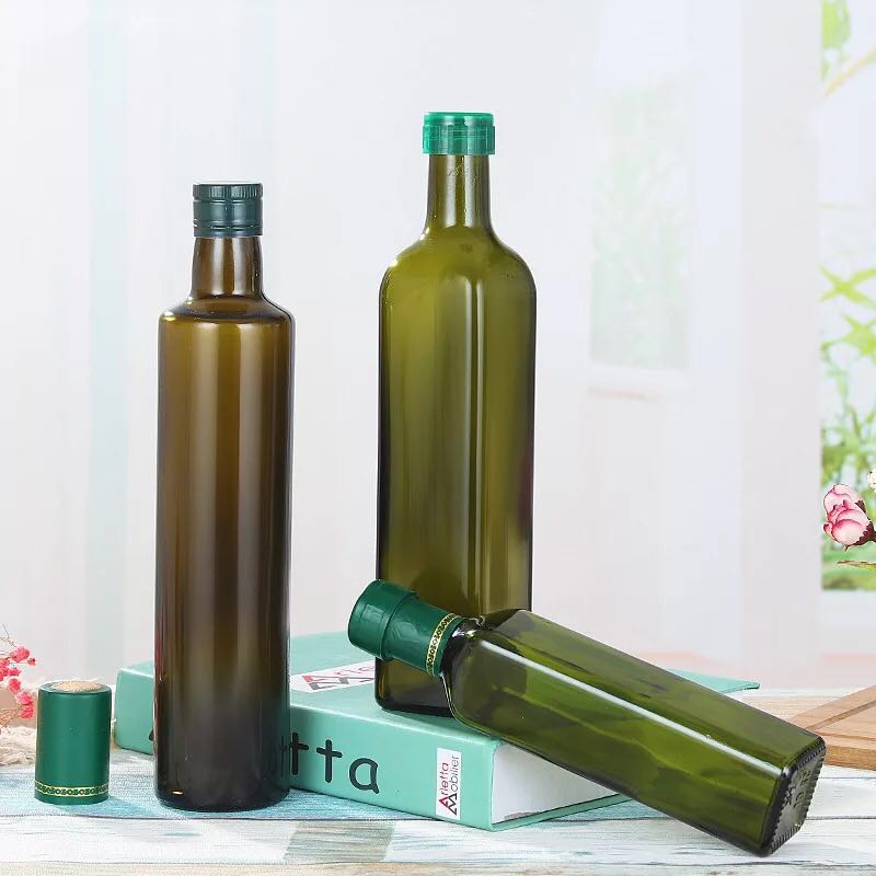 olive oil bottle The glass material is guaranteed