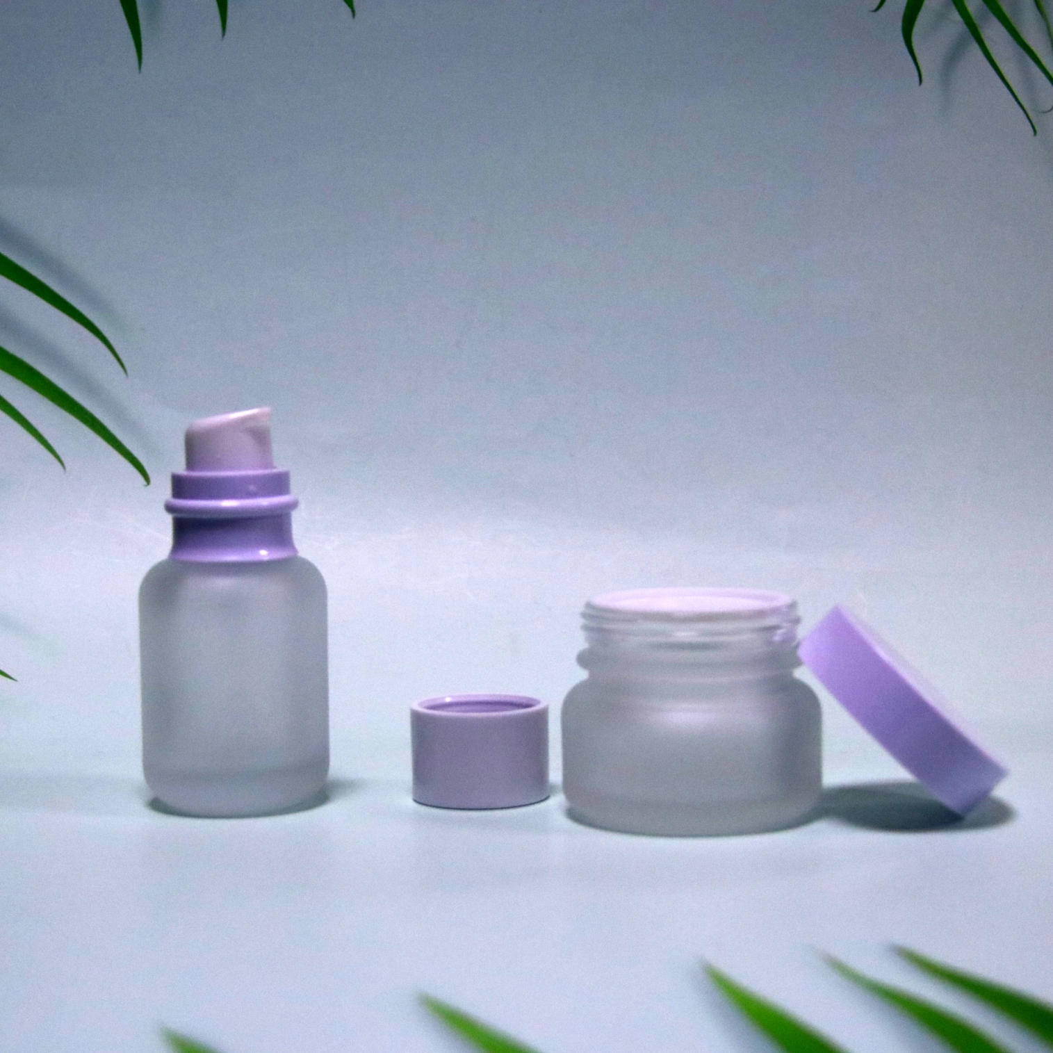 op Quality Cosmetic Packaging Round Set 15ml 30ml 50ml 100ml 120ml Acrylic Lotion Bottle