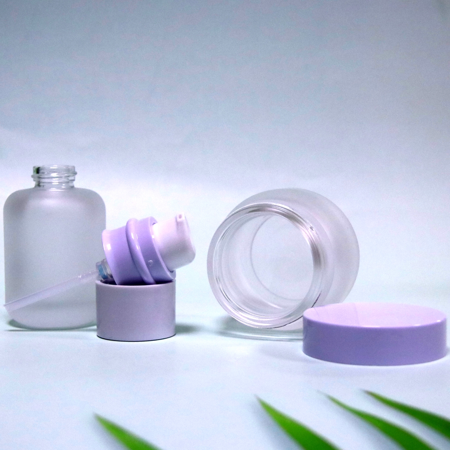 op Quality Cosmetic Packaging Round Set 15ml 30ml 50ml 100ml 120ml Acrylic Lotion Bottle