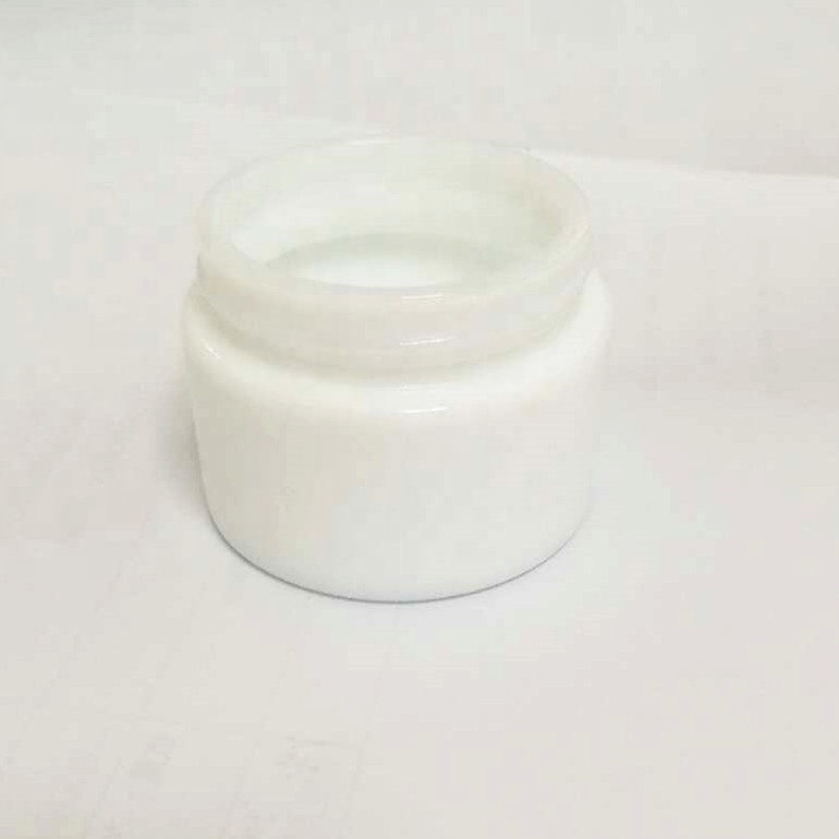 opal balm raw white material 20G 30G 50G lotion round bottle skin face cream glass jar emulsion gold ABS lid cosmetic