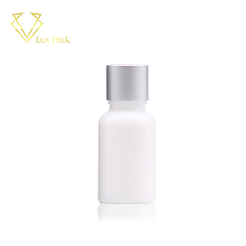 opal white glass bottles empty cosmetic serum bottles opaque white 15ml 30ml 50ml 100ml glass dropper bottles