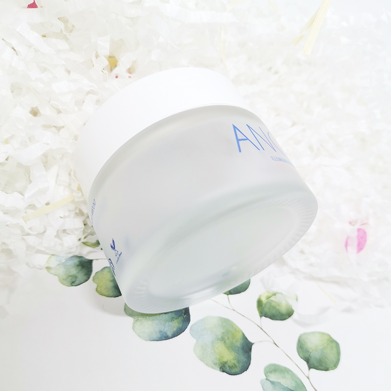 opal white glass jar glass jar white lid white glass cosmetic jar for skin cream