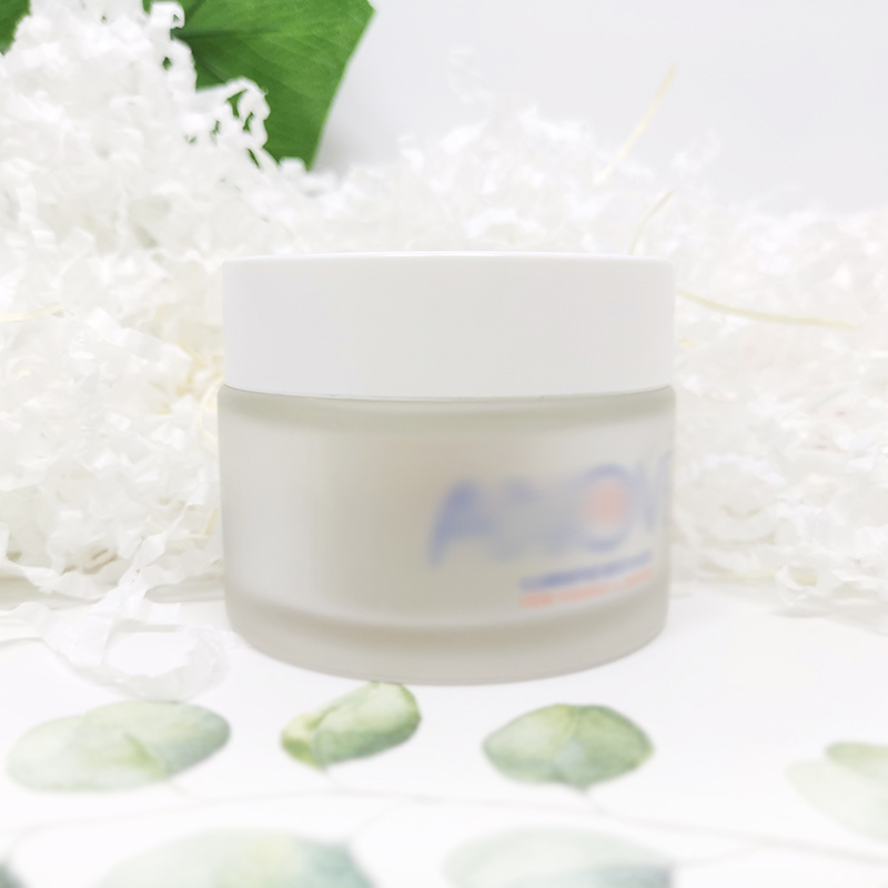 opal white glass jar glass jar white lid white glass cosmetic jar for skin cream