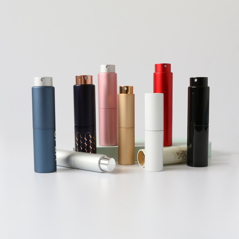 outside aluminum 20ml glass mini perfume spray bottles