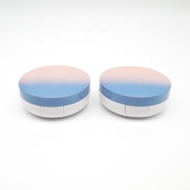 ow moq custom logo empty air cushion puff container box BB CC liquid foundation cream rressed mirror powder compact case
