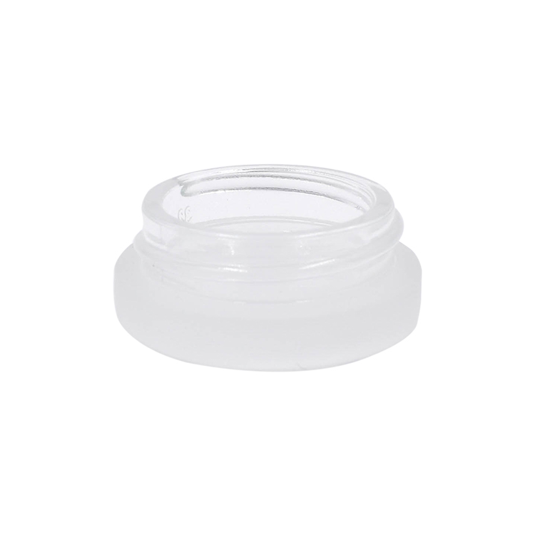 packaging eco friendly 5ml frosted glass 5 gram jar lip balm container with bamboo screw lid