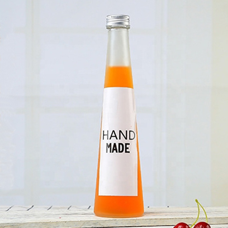 party favors use 250ml 8oz empty homemade drinks package 330ml frosted glass bottle for juice fruit wine cocktail soda water tea