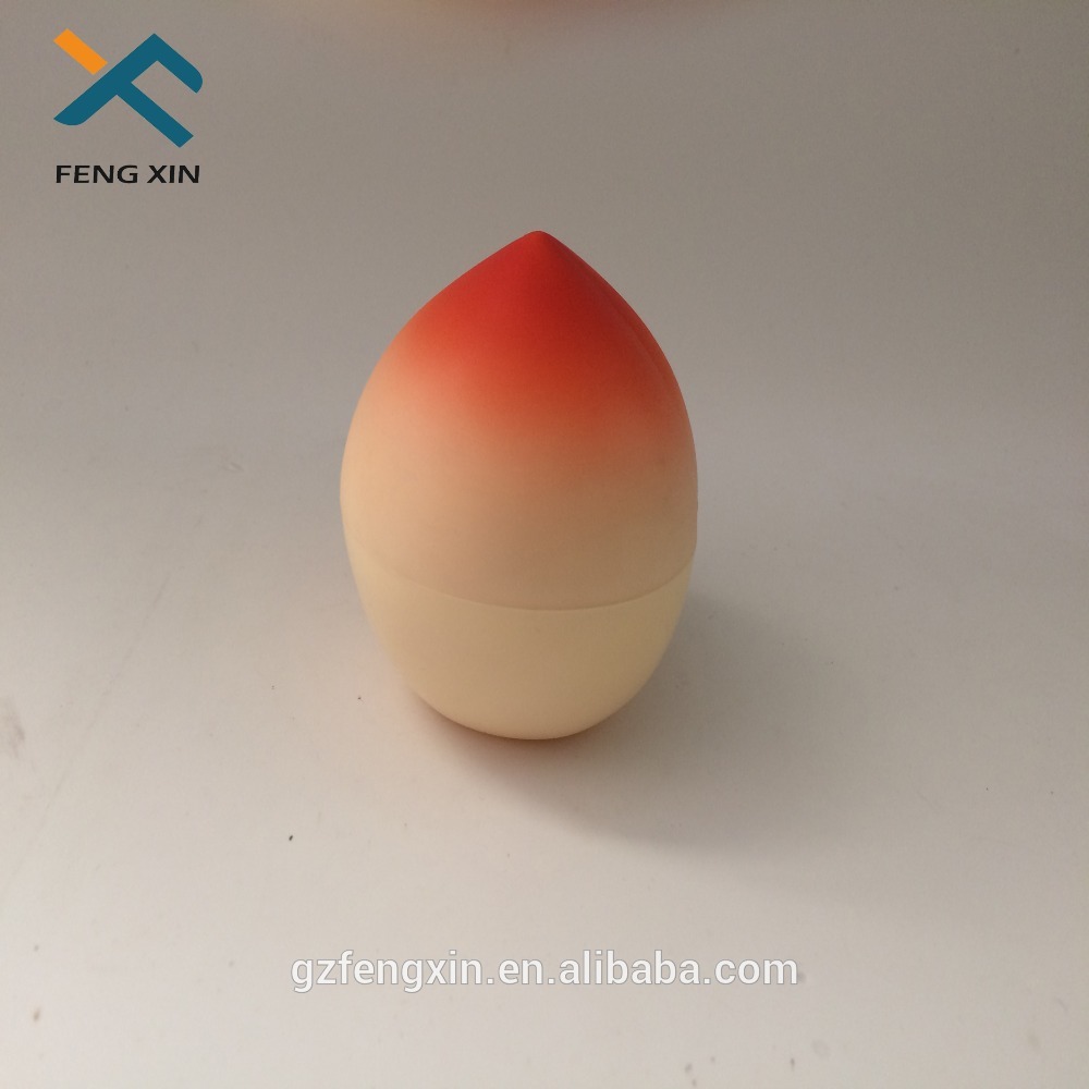 peach fruit shape cream bottles packing cosmetic canned 30g plastic packaging