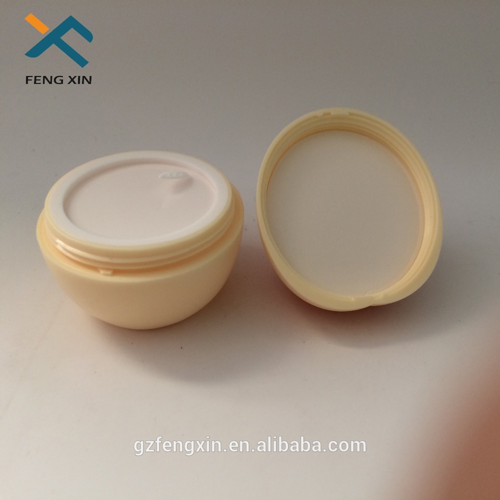 peach fruit shape cream bottles packing cosmetic canned 30g plastic packaging