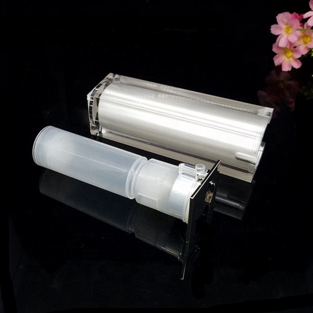 pearl white square beauty lip balm container 15g cream jar 30g 50g cosmetic scrub jar 80g