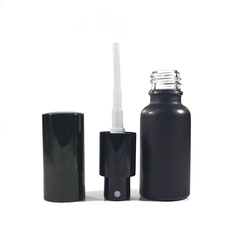 perfume 5ml 10ml 15ml 30ml 50ml 60ml 100ml matte black glass spray bottle with pump sprayer