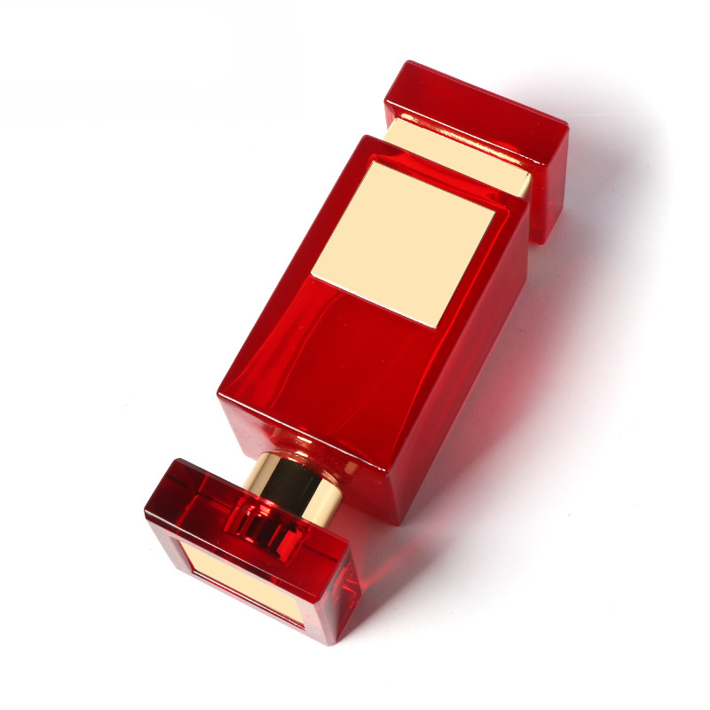 perfume bottles 50ml glass square perfume bottle perfume refill bottle