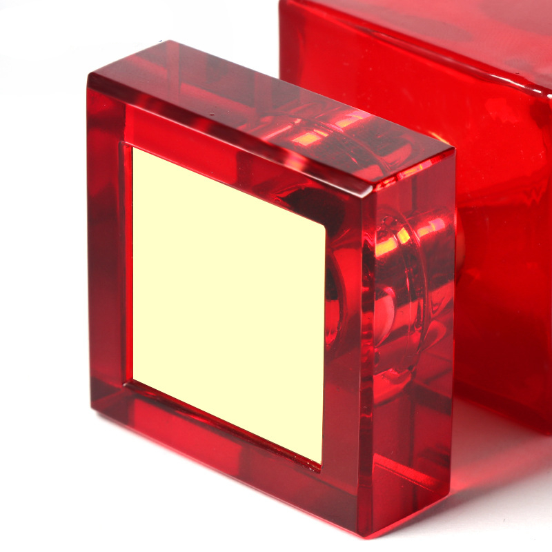perfume bottles 50ml glass square perfume bottle perfume refill bottle