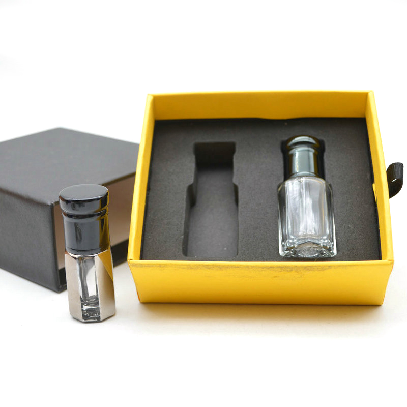 perfume oil oud glass bottle 3 6 12 ml with custom logo