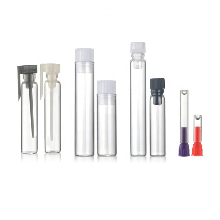 perfume sample test vial bottles 1ml 1.5ml 2ml 3ml with plastic stick,perfume samples vials