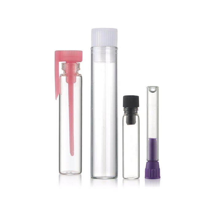 perfume sample test vial bottles 1ml 1.5ml 2ml 3ml with plastic stick,perfume samples vials