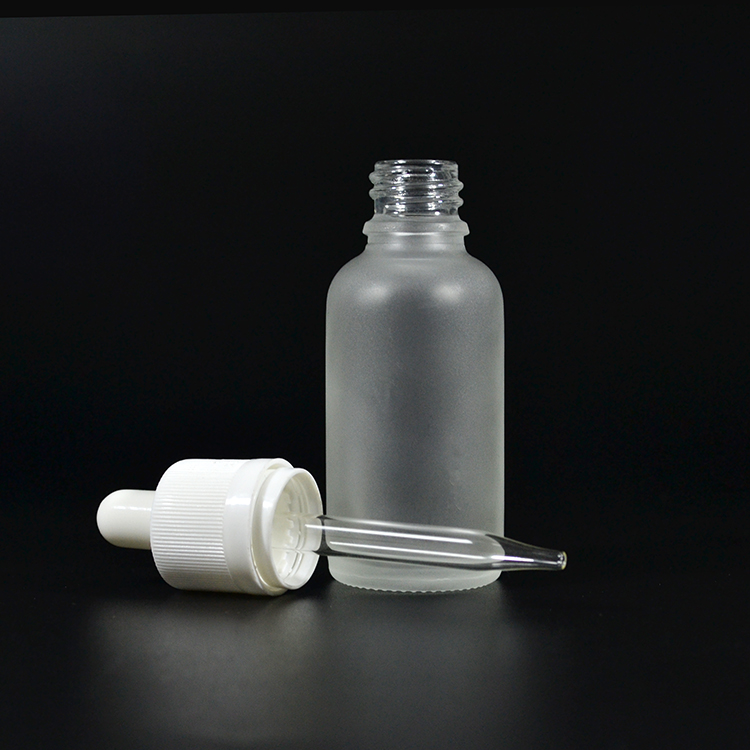 personal care essential oil e liquid e juice clear frosted 15ml 30ml 1 oz glass dropper bottle