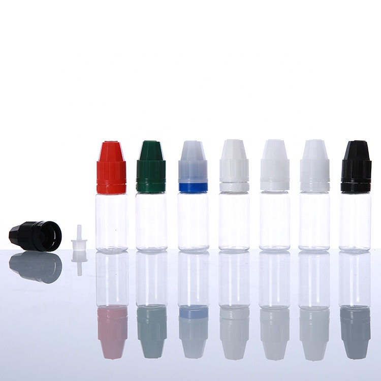 pet bottle cap maker 10ml 15ml 20ml 30ml 50ml child proof cap bottles pet e liquid bottles 10 ml