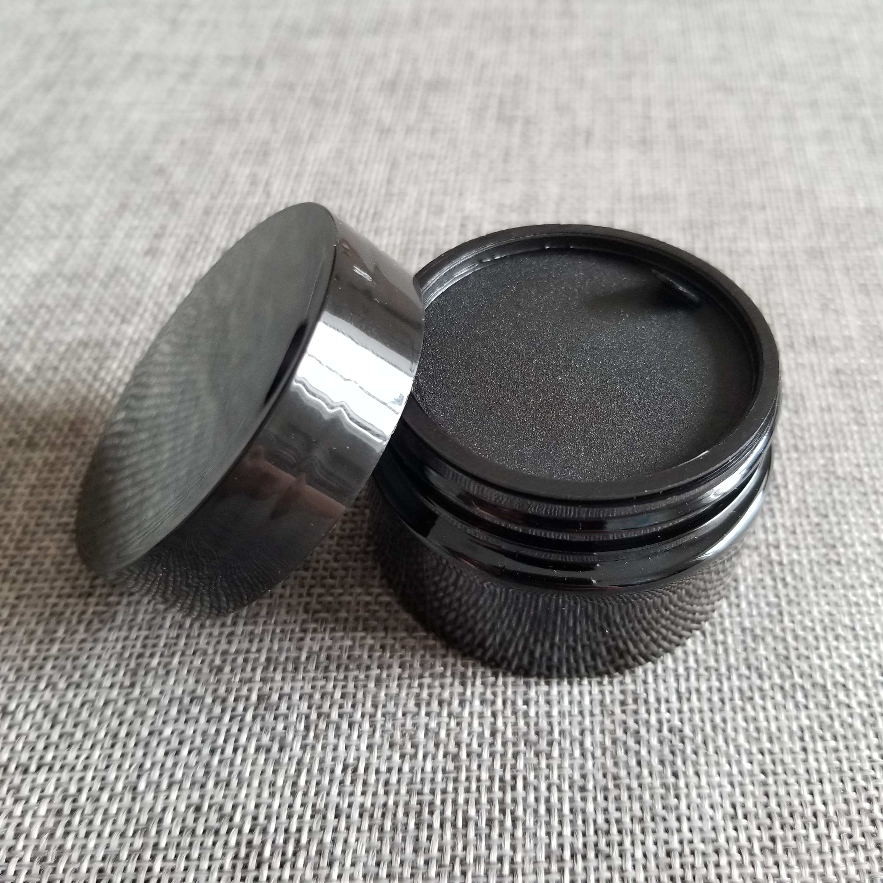 pet plastic jars cosmetics 100ml matte black plastic jars with lids wholesale