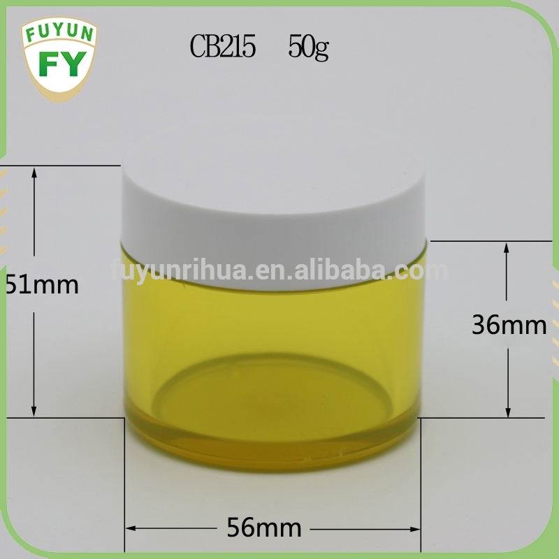 pet plastic jars cosmetics 50g matte black plastic jars with lids wholesale