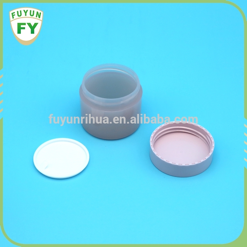 pet plastic jars cosmetics 50g matte black plastic jars with lids wholesale