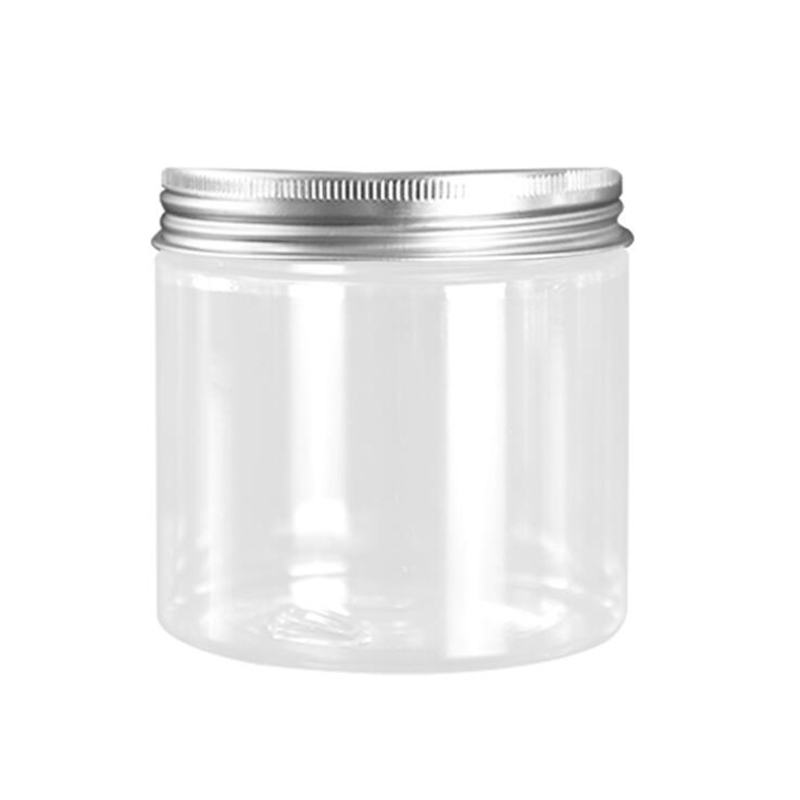 pet plastic jars cosmetics 8oz matte black plastic jars with lids wholesale