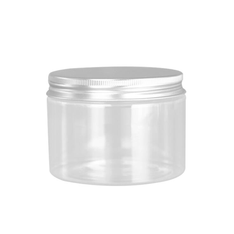 pet plastic jars cosmetics 8oz matte black plastic jars with lids wholesale