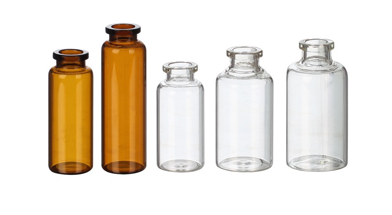 pharmaceutical bottle glass 5ml transparent injection small clear glass bottle vials