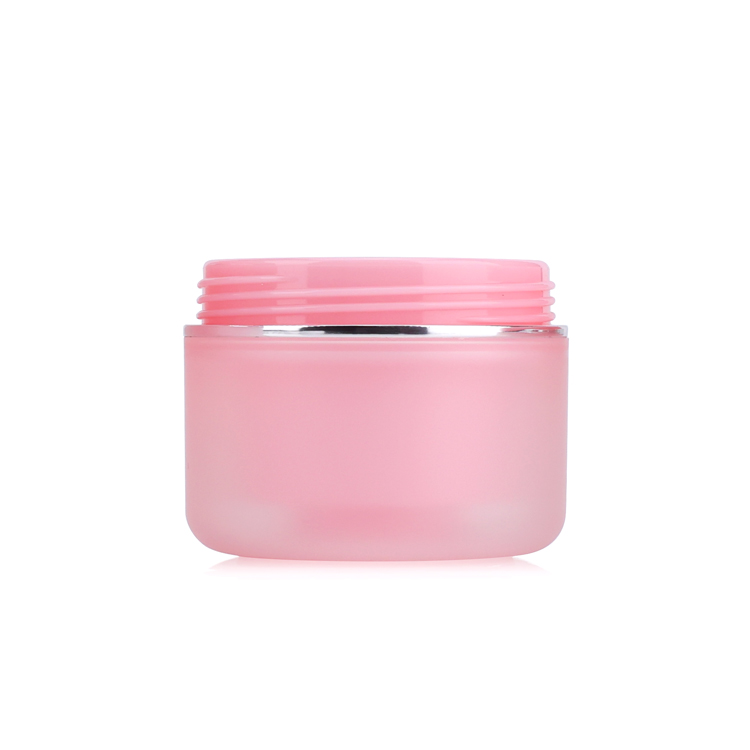 pink bule green low profile eco friendly coloured cream plastic jars 30g 50g 100g 150g plastic jar for skin care cream