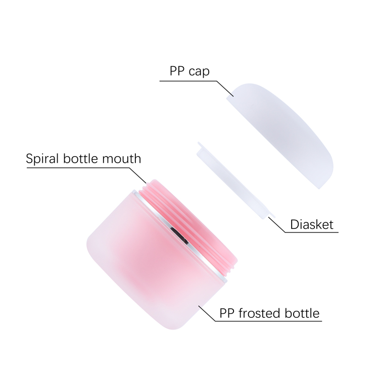 pink bule green low profile eco friendly coloured cream plastic jars 30g 50g 100g 150g plastic jar for skin care cream