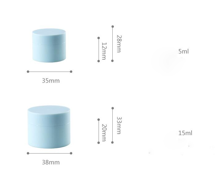 pink plastic cream jar recycled matte black plastic cosmetics containers and packaging cosmetic cream jars 5g 15g 20g 30g