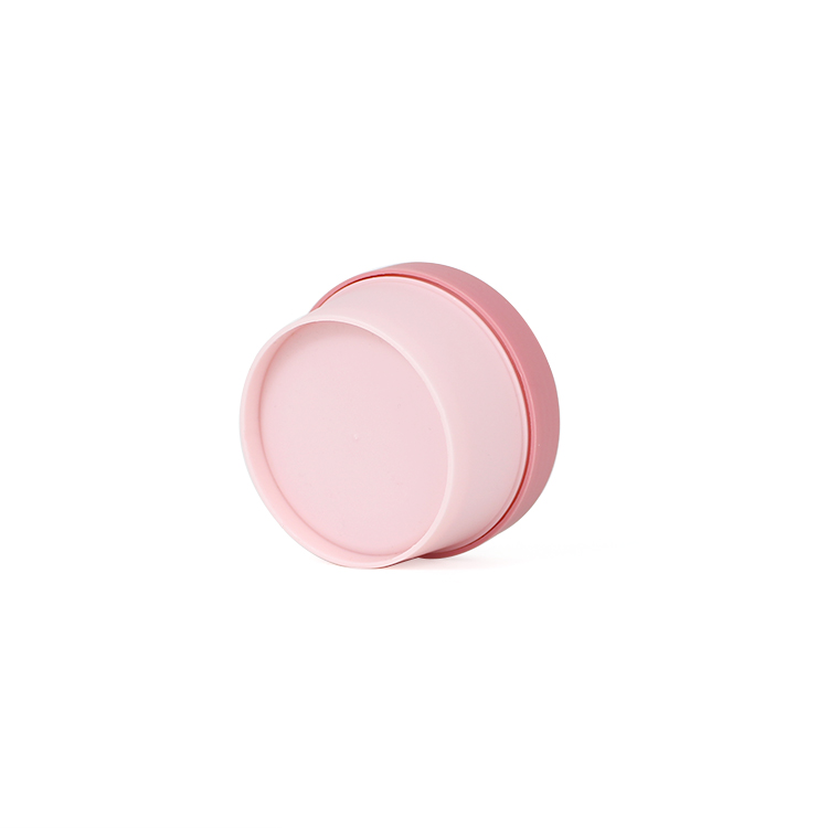 pink plastic pp cosmetic jar for cream