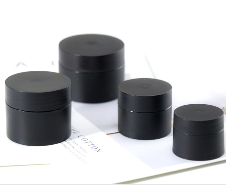 pink white blue cosmetic 5g plastic pp black cream jar for cream lotion
