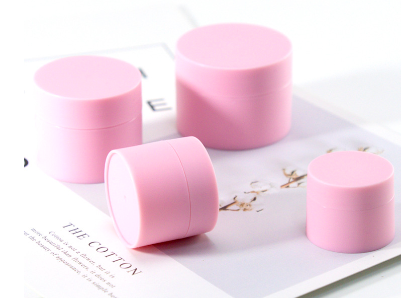 pink white blue cosmetic 5g plastic pp black cream jar for cream lotion