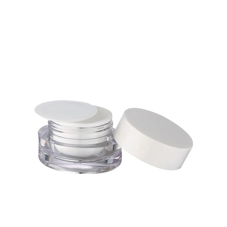 plain acrylic container jars 30g 50g 30ml 50ml round empty clear acrylic plastic sample containers slime storage favor jars