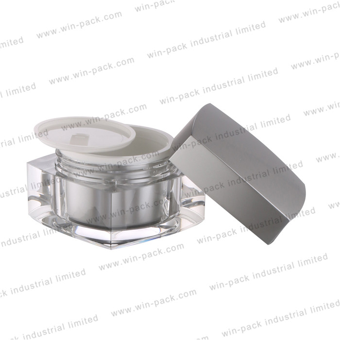 plastic 5g 30g 50g cosmetic pack small jar face skin cream beauty sample container empty acrylic bottle