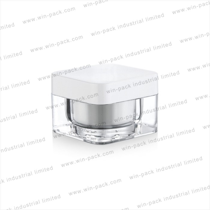 plastic 5g 30g 50g cosmetic pack small jar face skin cream beauty sample container empty acrylic bottle