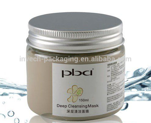 plastic PET jar 250ml 250g plastic cosmetic cream containers