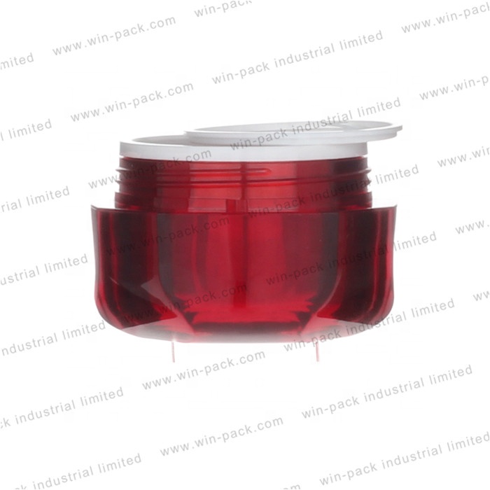 plastic acrylic cream jar for cosmetic cream with cap 10g 50g