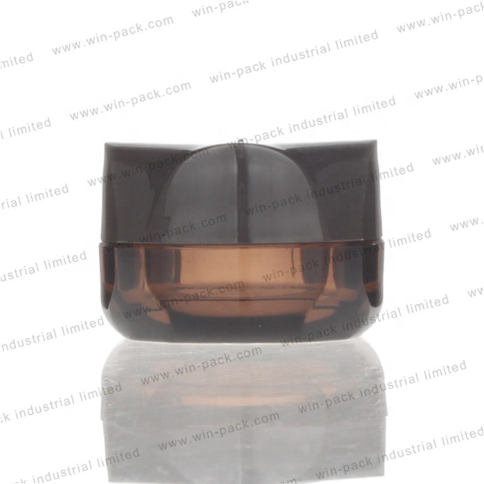 plastic acrylic cream jar for cosmetic cream with cap 10g 50g