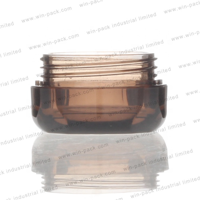 plastic acrylic cream jar for cosmetic cream with cap 10g 50g
