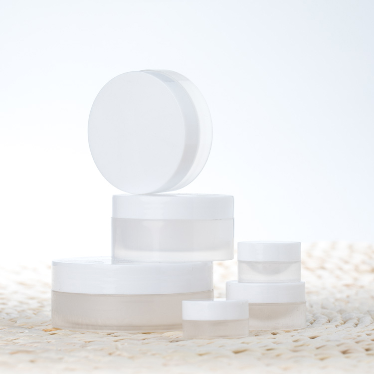 plastic body PP material lush packaging 3g 5g 10g 30g 50g 100g cosmetic jar for cream powder coconut milk salt