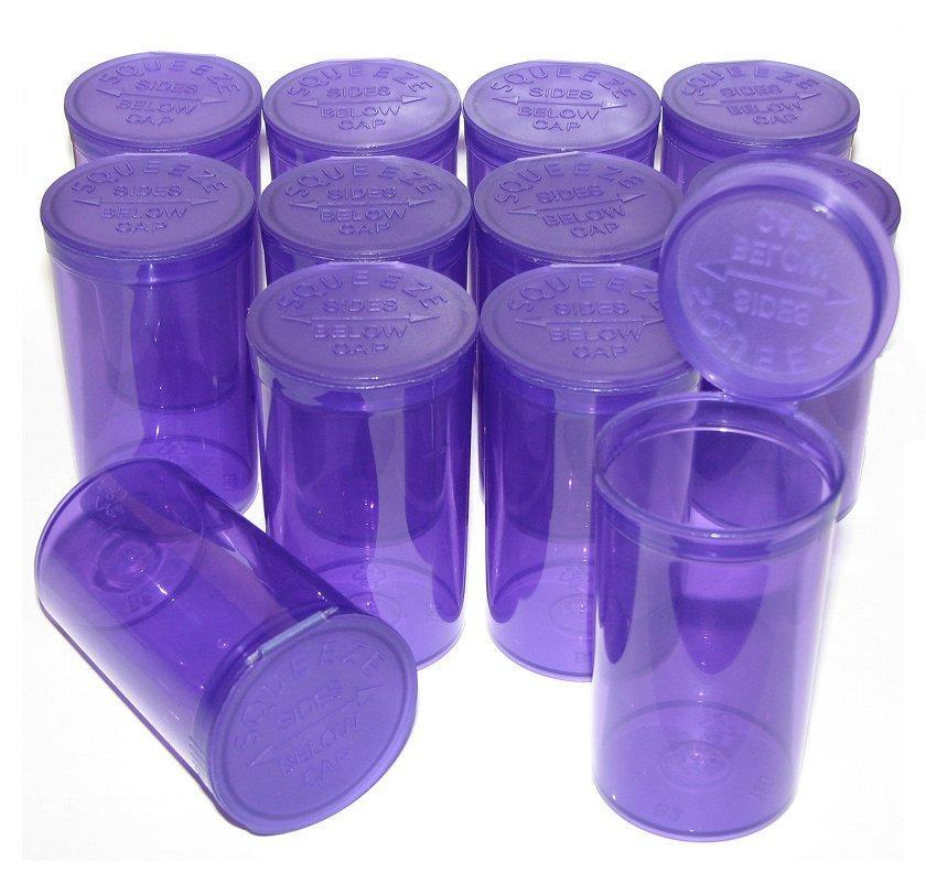 plastic child medicine jar pharmacy capsule vials cbd storage with childproof push cover