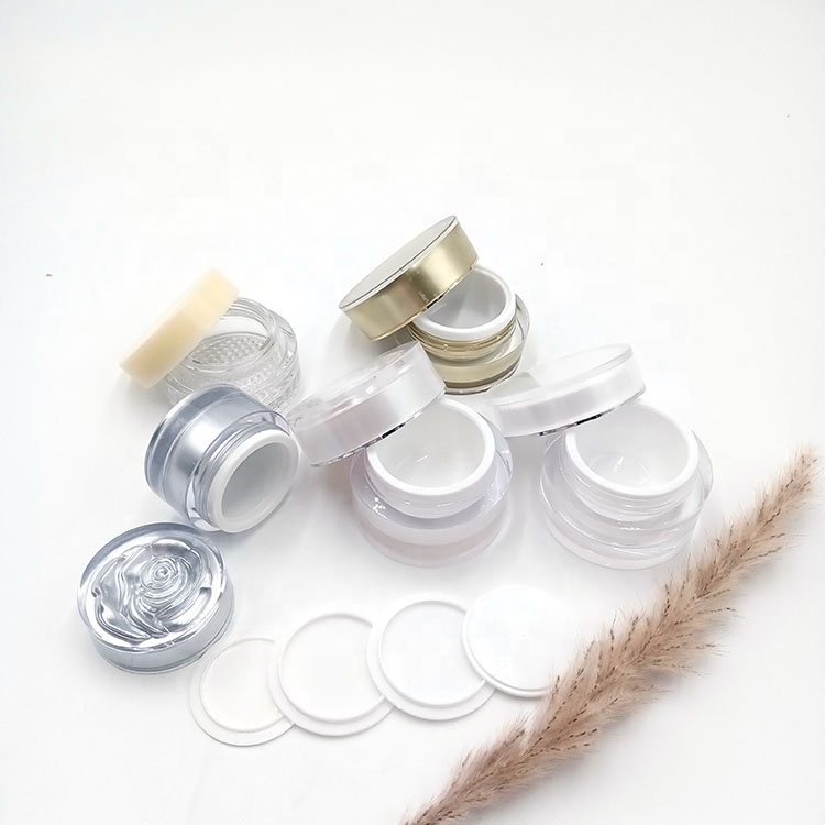 plastic cosmetic container cream acrylic cosmetic cream jar 30g empty acrylic cosmetic cream jars 15g cosmetic luxury jar