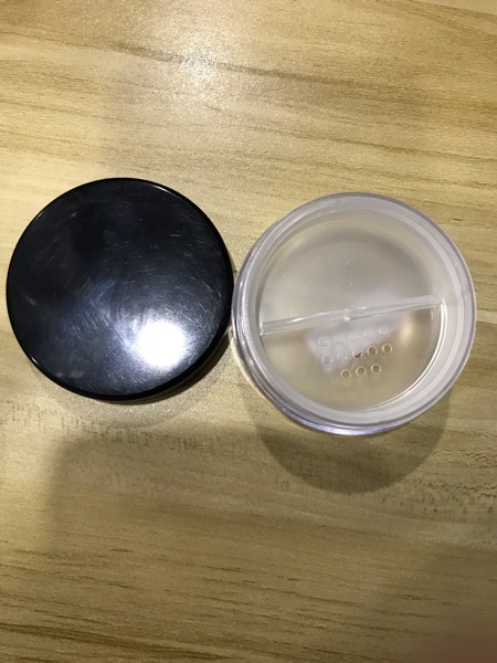 plastic cosmetic jar 5g 10g 20g 30g with normal sifter clear can for loose powder empty makeup jars