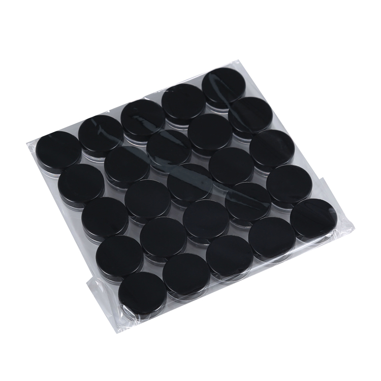 plastic cosmetic jar mini plastic jar 3g for nail glitter powder acrylic nail art powder jar in stock