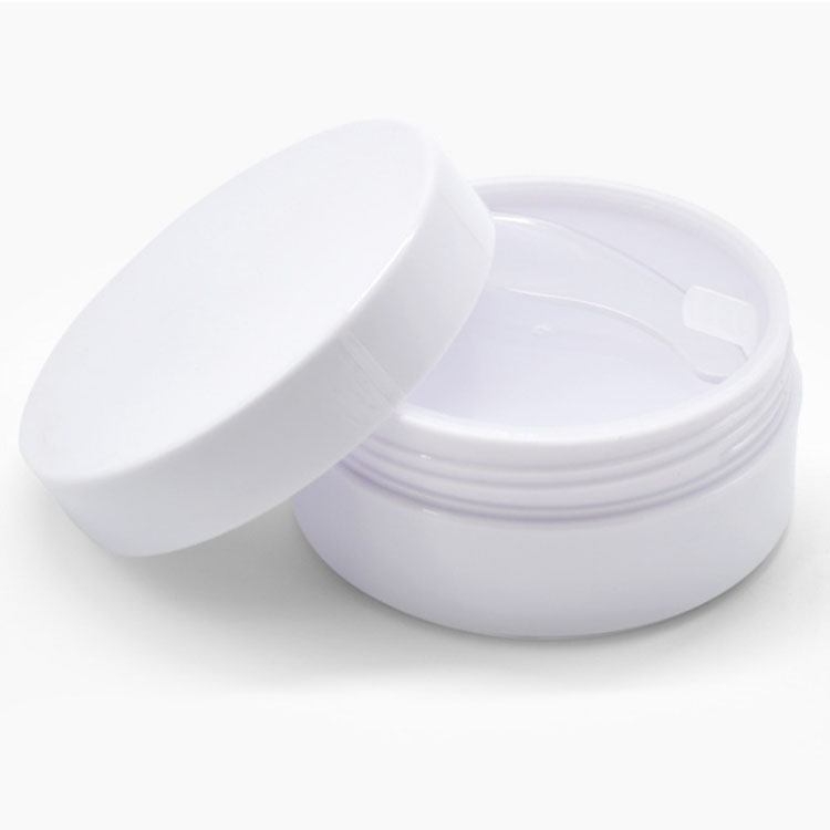 plastic cosmetic jar with lid facial cream containers plastic cosmetic jar